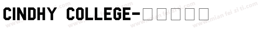Cindhy College字体转换